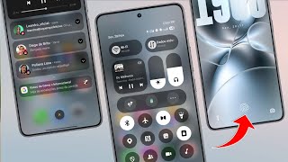 New HyperOS 2 Control Center Theme with Blur in the Notification Center in Dark and Light Modes screenshot 5