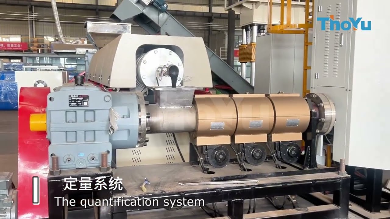 The trial run of the ThoYu Thailand plastic pallet production line