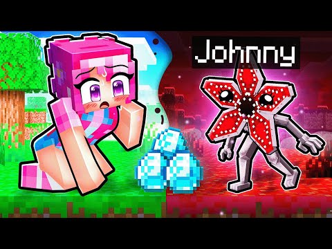 Playing as a Baby DEMOGORGON in Minecraft!
