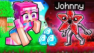 Spelen als een baby-Demogorgon in Minecraft!