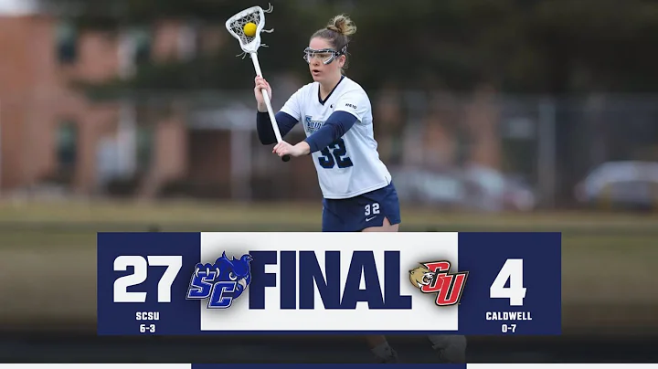 SCSU Women's Lacrosse Highlights Vs. Caldwell University (Program Record)