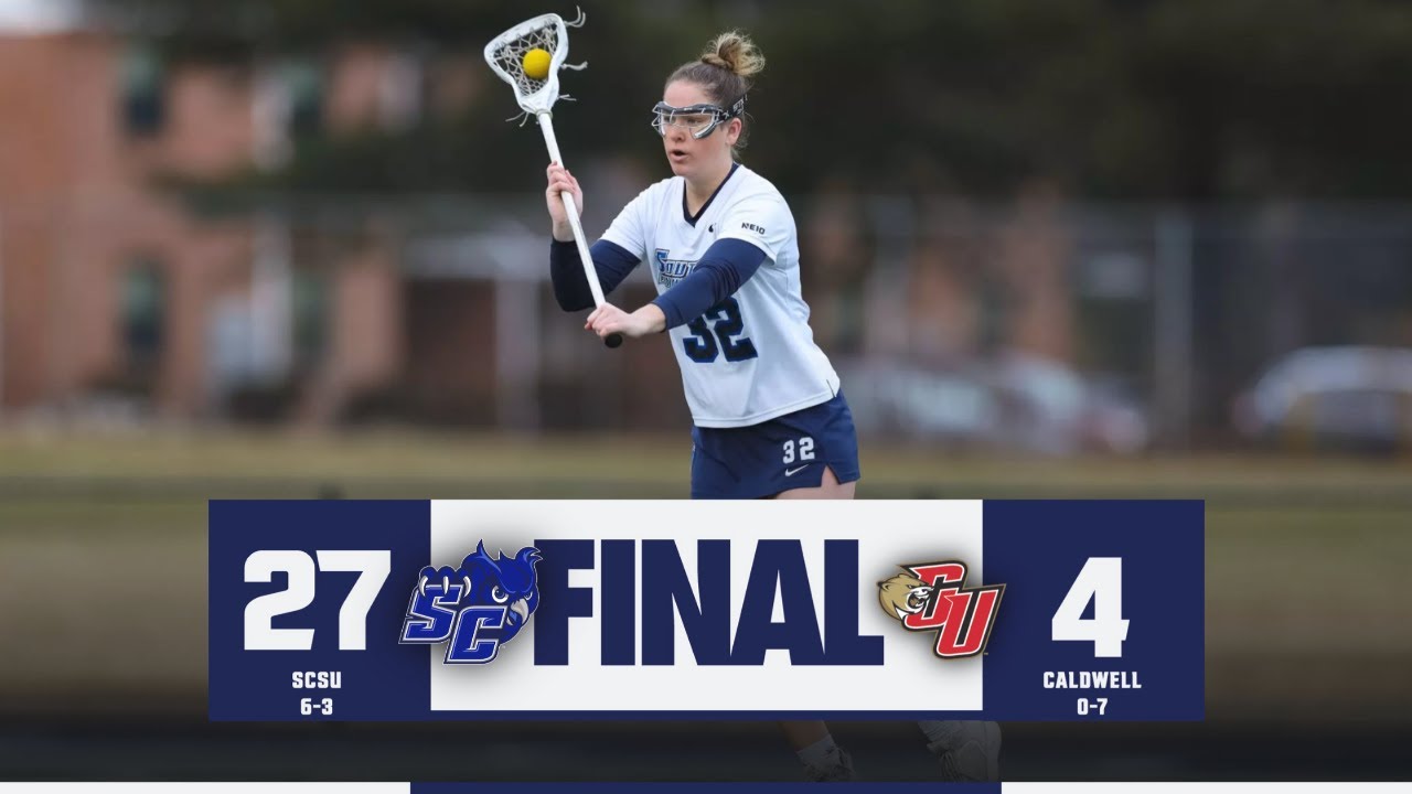 SCSU Women's Lacrosse Highlights Vs. Caldwell University (Program Record)