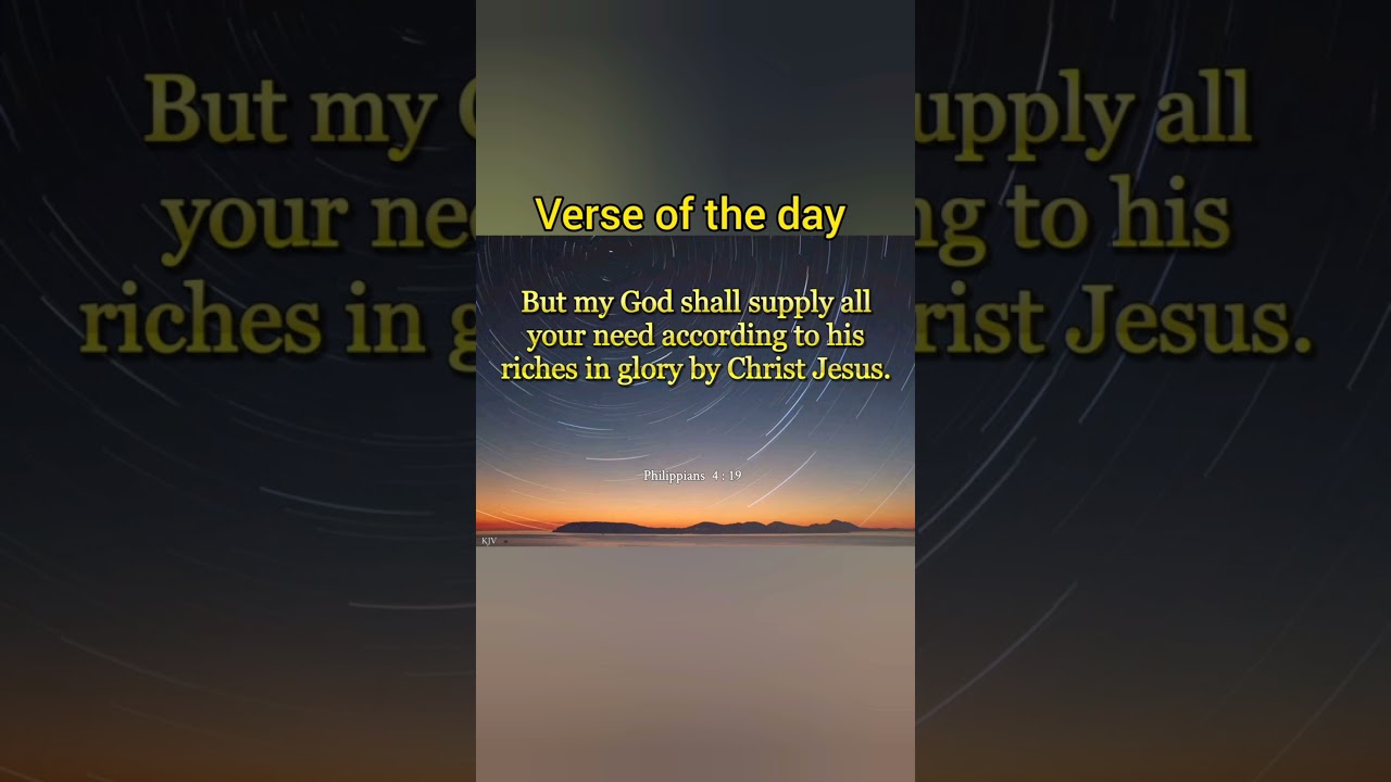 Verse of the day - Philippians 