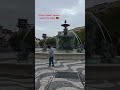 Iconic Rossio Square Lisbon Portugal Walk #lisbon #portugal #lisboa #europe #rossiosquare #shots#fyp