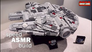 LEGO ASMR - Building the Millennium Falcon (ASMR Speed Build)