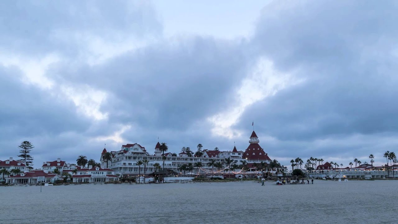 Hotel Del Coronado Christmas Lights Time Lapse YouTube