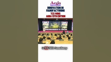 #Innovation in #Manufacturing : TCS Wins AGBA 13th #Edition #winner #award #shorts #trending