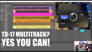 Roland TD-17 module How to Record Multitrack Drums with a Roland TD-17 -  Drum Recording TD-07 DAW