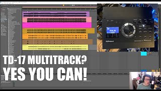 Roland TD17 module How to Record Multitrack Drums with a Roland TD17   Drum Recording TD07 DAW