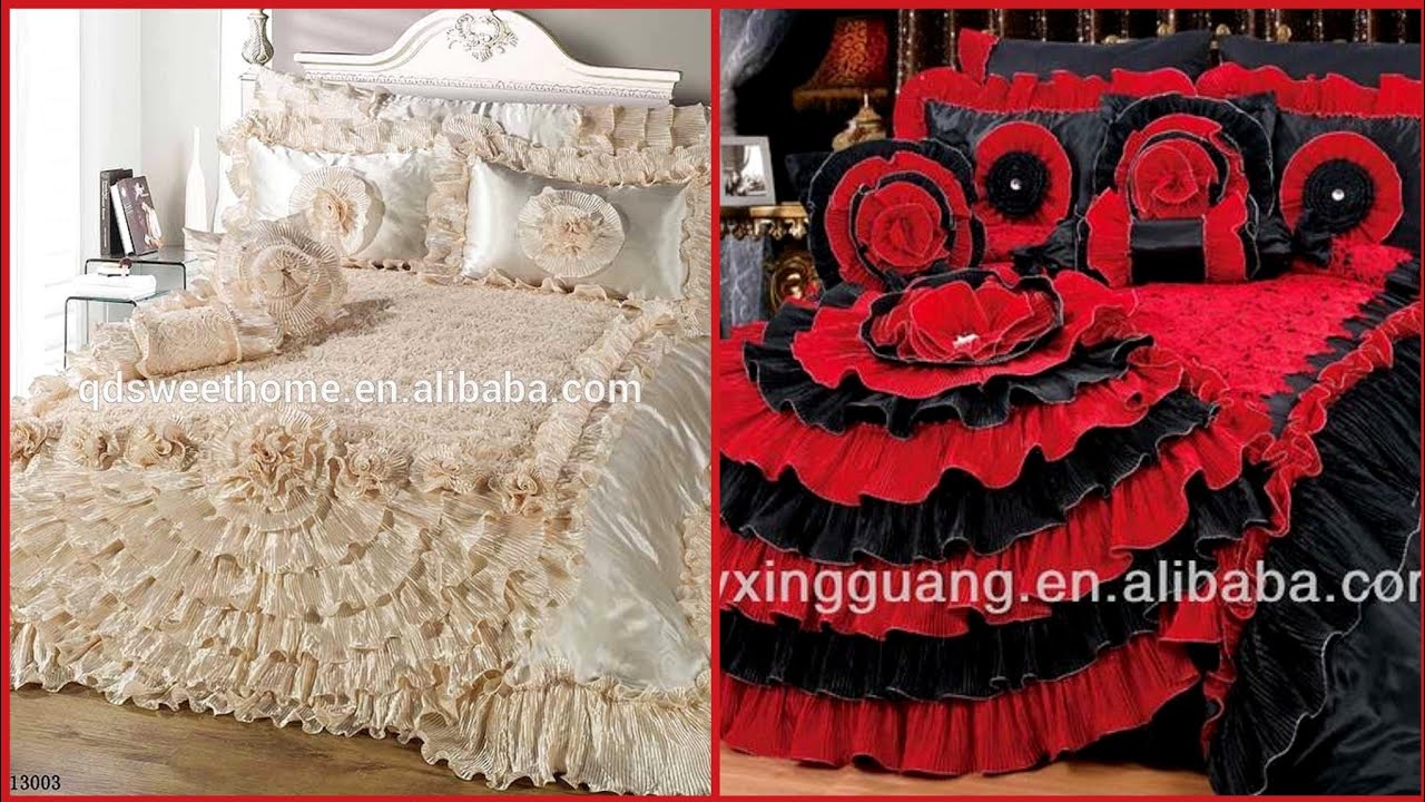 Top Class Designer Bedsheet Designs//Royal Bedsheets//Bridal Bed Sheets Collection