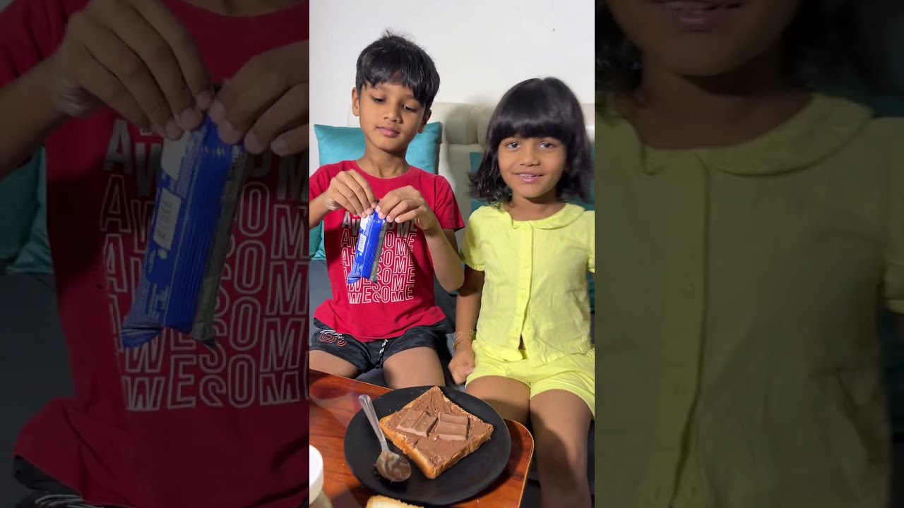 Melty Chocolate Sandwich Recipe 🍫 | Easy Snack by Tiny Chefs | Bhaktu’s Tiny Kitchen
