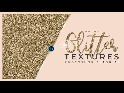 Video: Hoe Maak Je Glitter In Photoshop