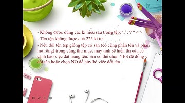 Tin Học Lớp 4 Bài 4. Các thao tác với tệp (Tiết 1)