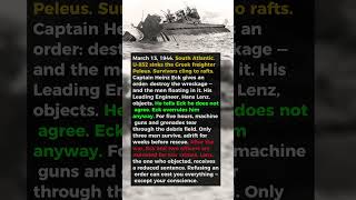 The U-Boat Officer Who Refused the Order to Kill Survivors |WW2