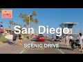 Driving San Diego California 4K Oceanside to La Jolla Sunset Ending