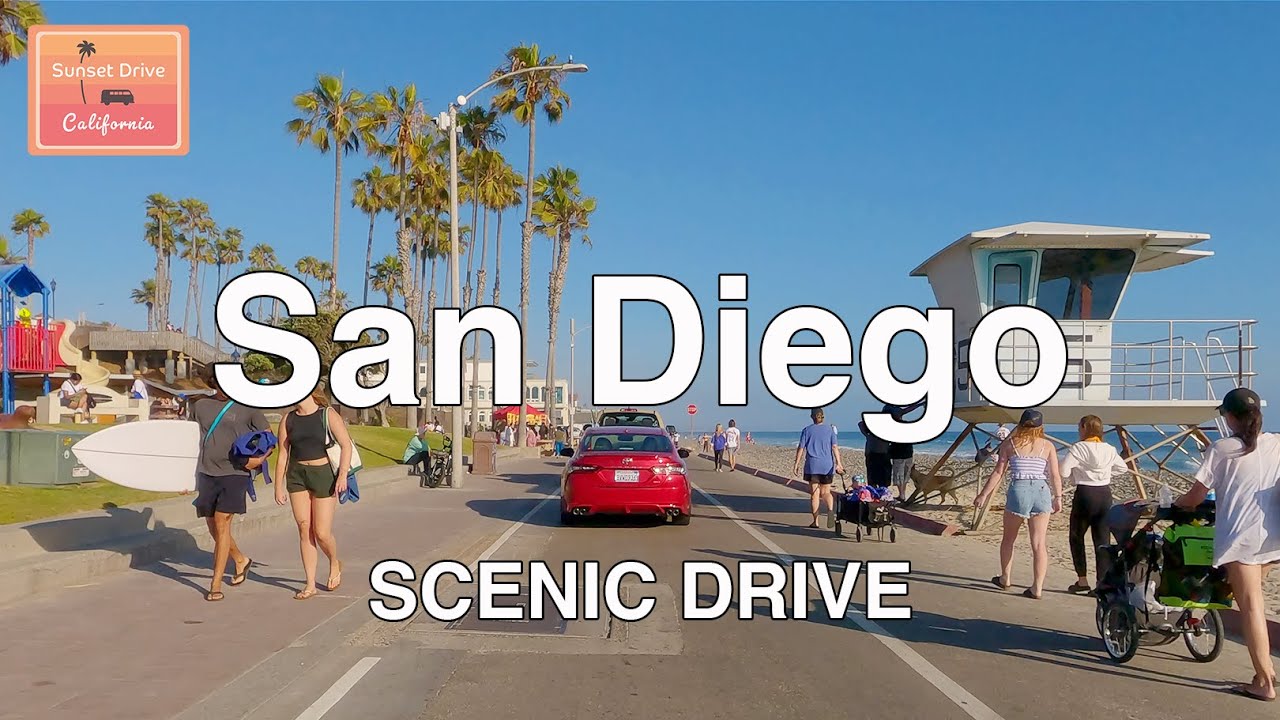 driving-san-diego-california-4k-oceanside-to-la-jolla-sunset-ending