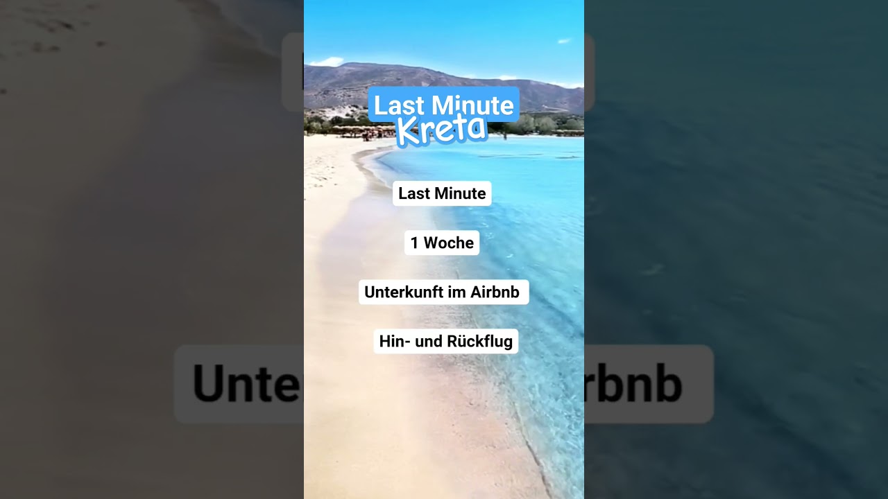 Reisedeal: Last Minute Schnäppchen