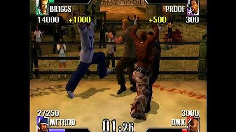 Def Jam Vendetta: Tag Team Match| Method Man & DMX VS Briggs & Proof @ Da Bridge