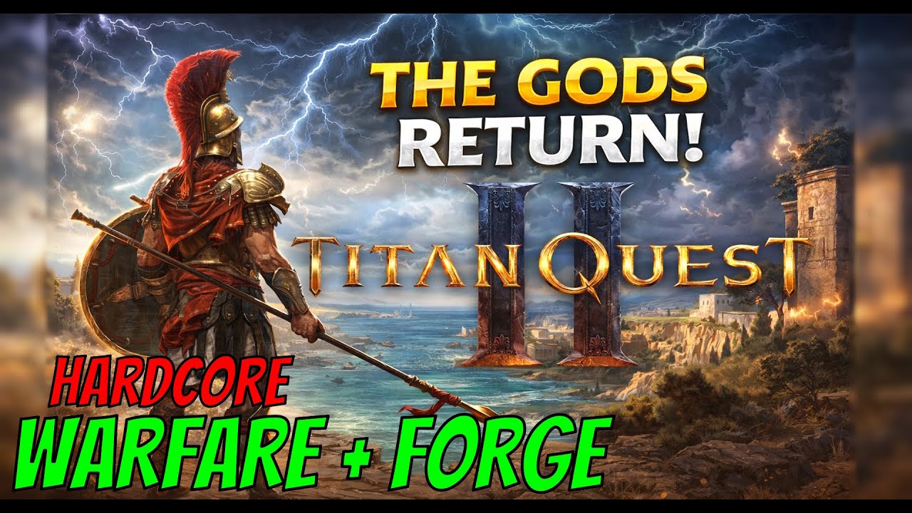 Farmení postavy na budoucí akty | Titan Quest 2 HARDCORE | Forge + Warfare | EP 4 | 4K Ultra