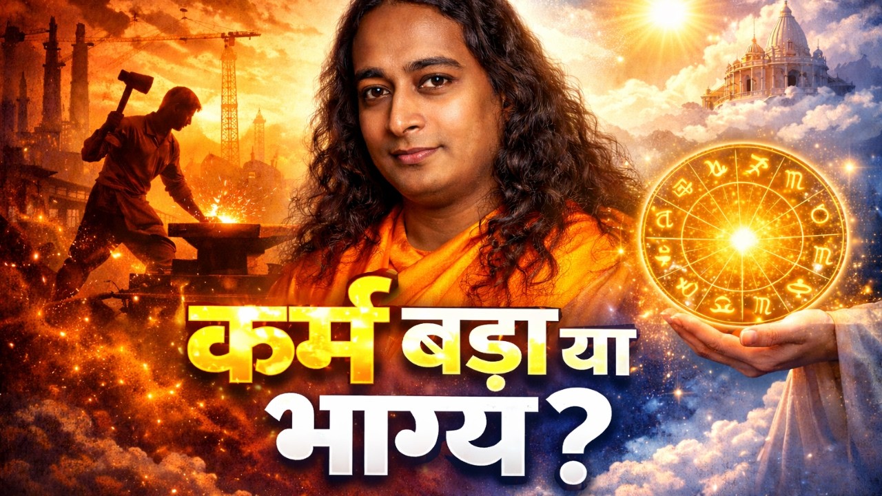 चौंकाने वाला सच 😳 कर्म बड़ा या भाग्य? Paramahansa Yogananda  #paramhansayogananda #karma