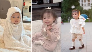 Tổng hợp clip cute của Pamyeuoi 💐 Hệ tư tưởng Pamela Hải Đường 🌷 Ngoan xinh yêu của mẹ đây rồi ☕🎶