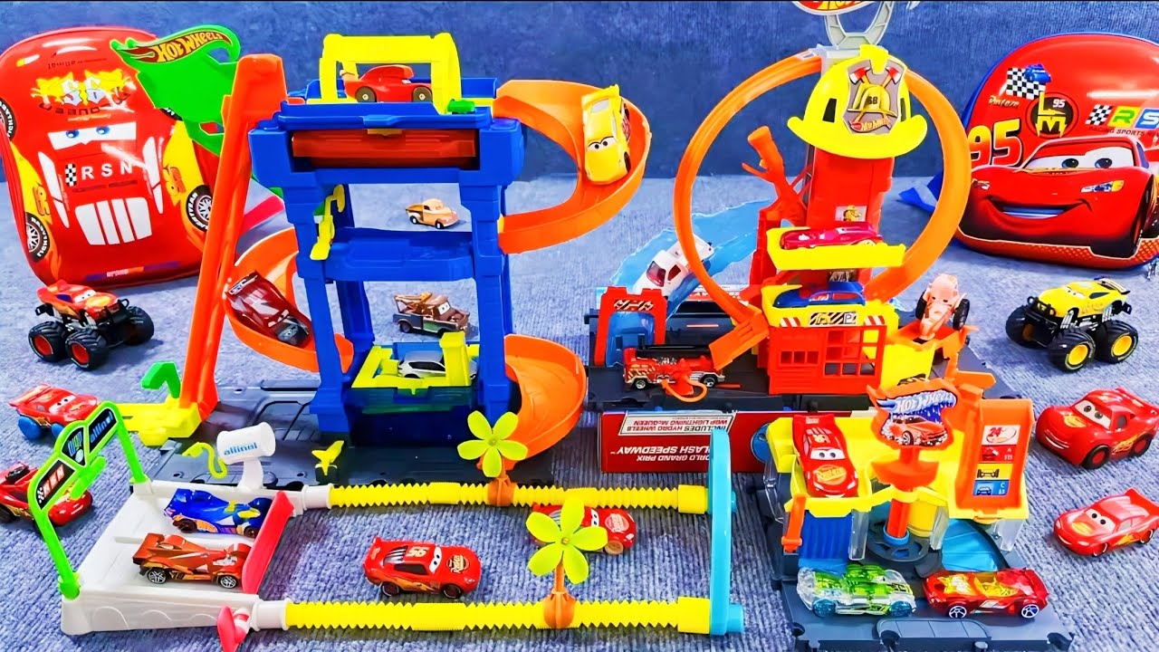 Disney Racing, Lightning McQueen Racing | Hot Wheels Racing 🏎️🔥⚡ | Kids