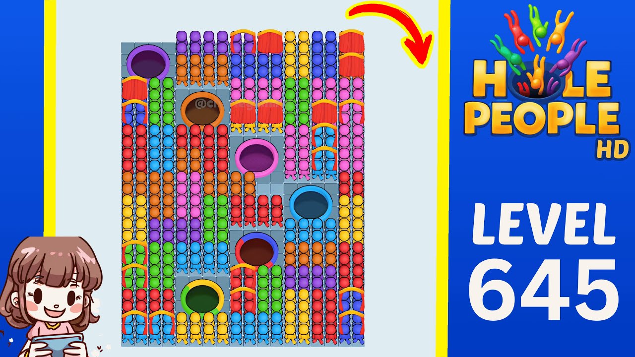 Hole People Level 645 Solution Walkthrough