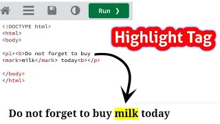 html Highlight tag in hindi , how to highlight text in html , how to mark text in html tutorial