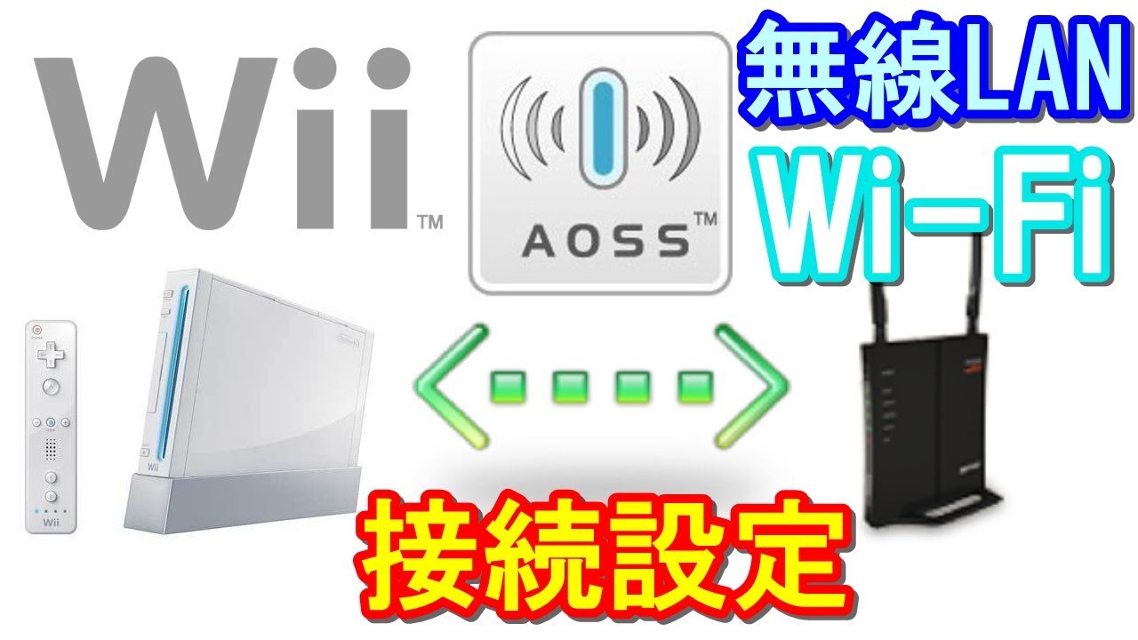 Wi Fi 設定 Wii インターネット接続設定 Aoss Wii Internet Connection Settings Aoss Youtube