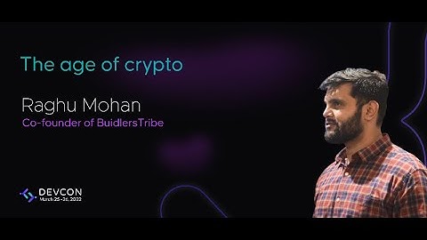 The age of crypto | Raghu Mohan | Buidlers Tribe