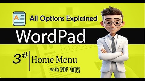 WordPad: HomeTab Complete Guide - All You Need to Know! || Class 3 || #gk_yt