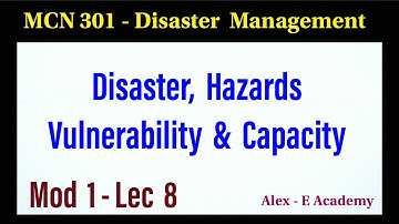 MCN 301 - Disaster Management | Mod 1 - Lec 8 | Terms Related to Disaster Management | S5 KTU