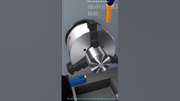 G94 in CNC | What is G94 in Fanuc | #simulator​​ #cnc​#boringOperations​#shorts #short