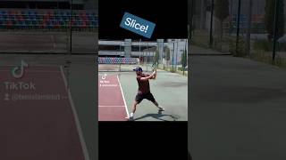 bomba SLICE! tennis knife smooth #tenislaminut #djokovic #Alcaraz screenshot 3