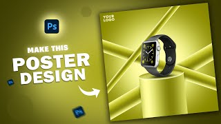 How To Make A Creative Smart Watch Poster Design In Photoshop | Photoshop Tutorial in Hindi