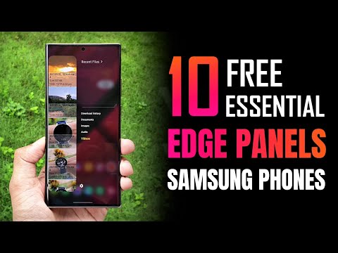 10 Essential Free Edge Panel apps for samsung Phones.