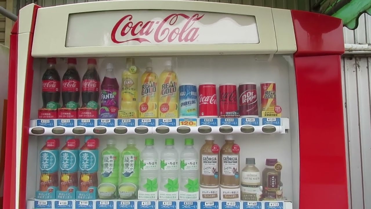 【飲0014】2022年8月 Vending Machines in Japan YouTube