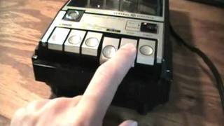 Lecteur audio rétro style memphis Magnétophone Cassette Boîte à musique