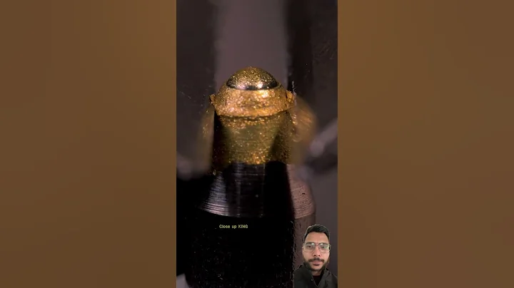 ASMR cutting tip of golden pen❤️#asmr #goldenpen #shorts #viralvideo #viralshorts