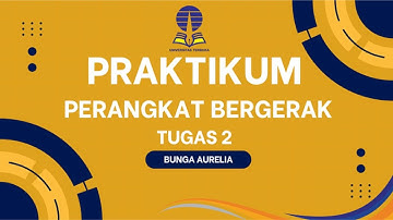 Tugas 2 Praktikum | Pemrograman Perangkat Bergerak | Universitas Terbuka