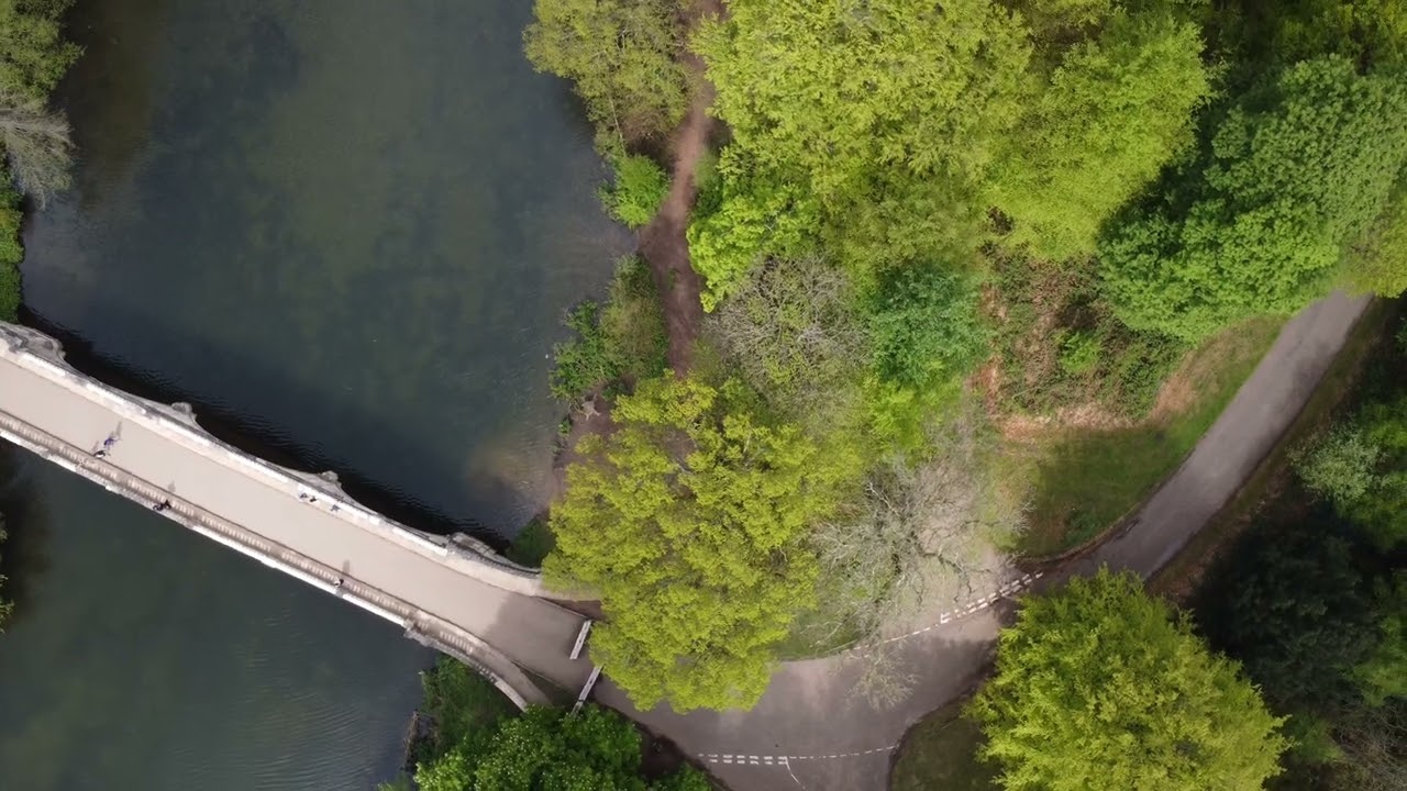 Clumber Park Nature Reserve Worksop England Aerial Footage 4K Dji mavic mini2