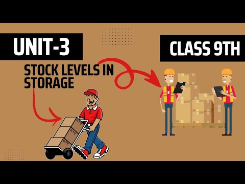 Unit-3| Introduction| Stock levels in storage| By Retail Research - YouTube
