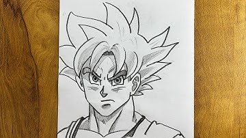How to draw Goku step by step || Easy drawing ideas for beginners || beginners drawing || Tutorial