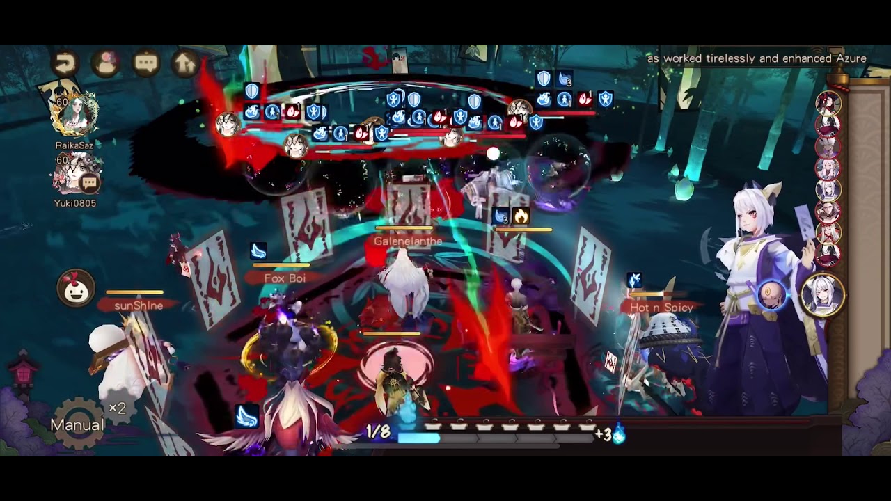 [Onmyoji] Duel First time using Sp Higan Part 1 (T7-T8)