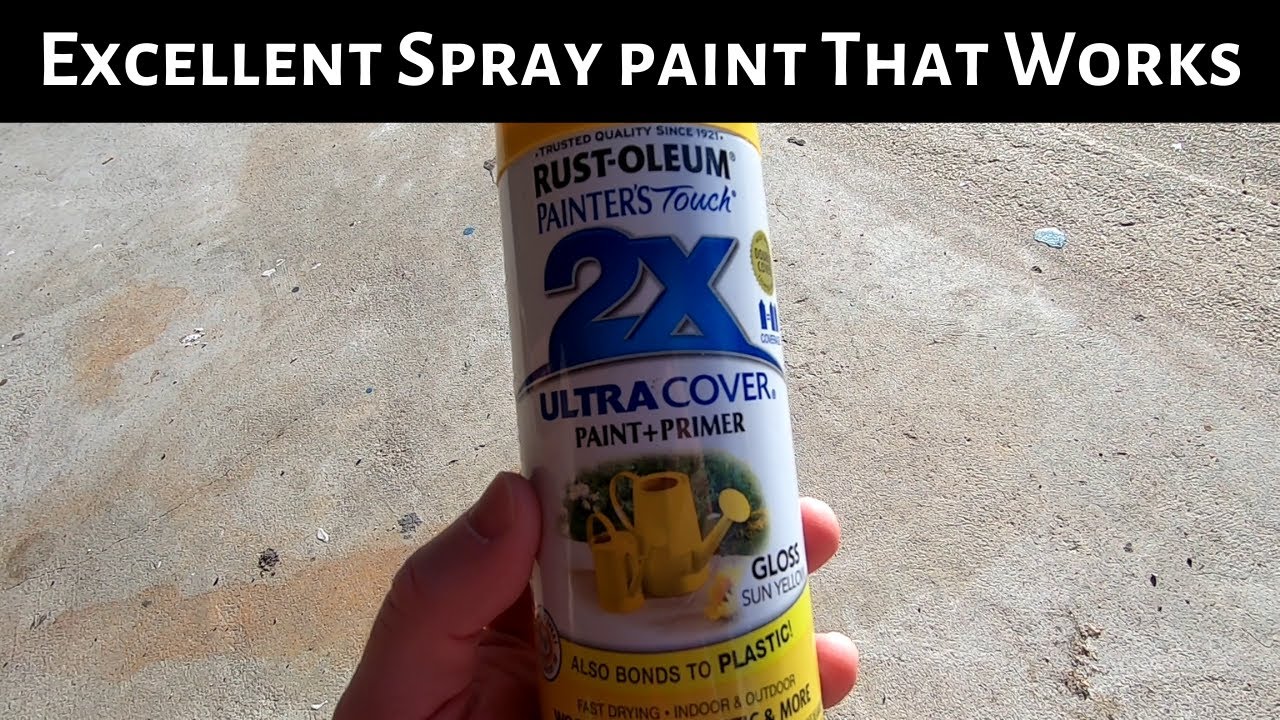 You NEED The Rustoleum Turbo Can For Fast Results!! 