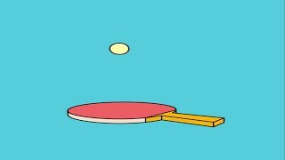 Table Tennis Ball & Racket Animation | EK Creations