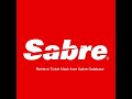 Sabre Training- Retrieve a Ticket Mask/Image from Sabre Data Base