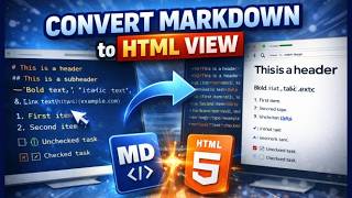 Turn Long Markdown Text into Beautiful HTML in Seconds