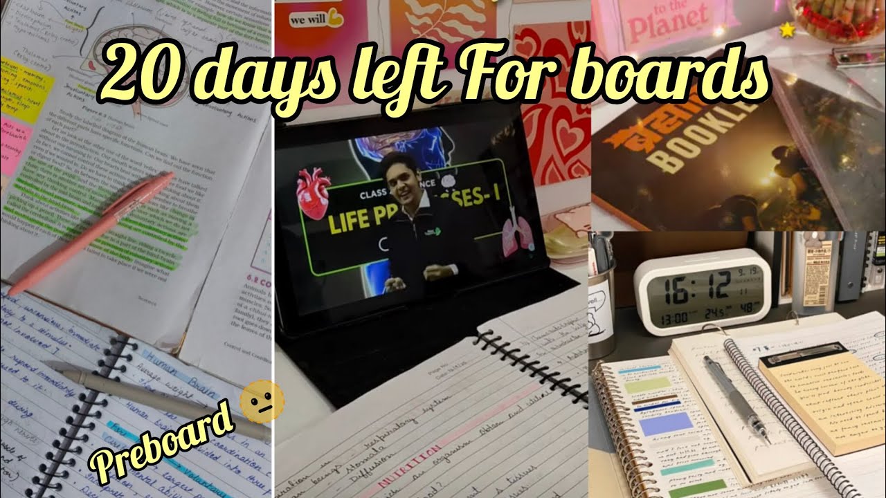 👉 “Realistic Study Routine for Class 10 | Score 95% in Boards | CBSE 2026”|| 20 days left||