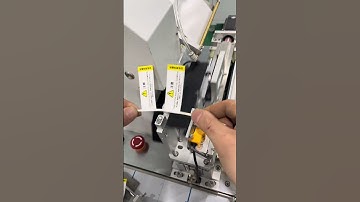 Cable Folding Labeling Machine Power Cord, Data Cable #labelingmachine #labelingequipment